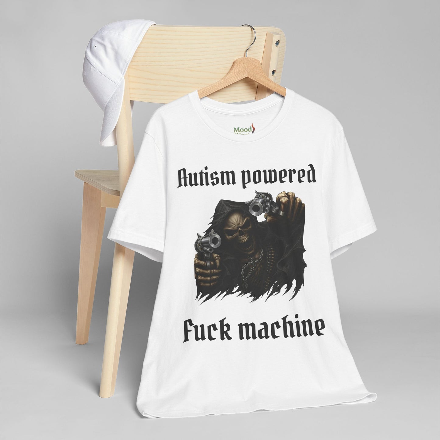Autism Powered Graphic Tee, Funny Unisex T-Shirt, Gift for Autism Awareness, Casual Wear, Statements for Friends, Unique Design